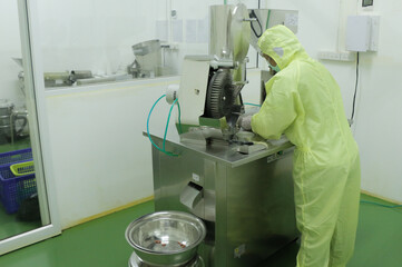 Capsule manufacturing in industrial plants