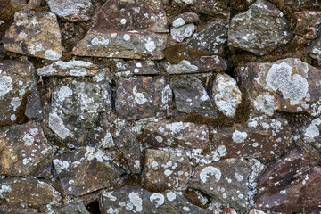 Close-up on a stone wall