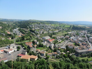 Fototapeta na wymiar Saint-Flour, Ville Basse, Cantal, Auvergne, France