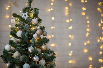 festive christmas and new year decorations	