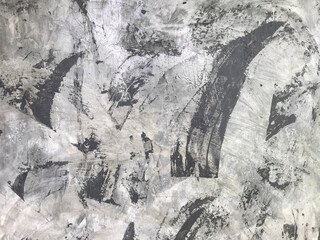 Abstract dirty pattern on grey concrete wall decoration background.