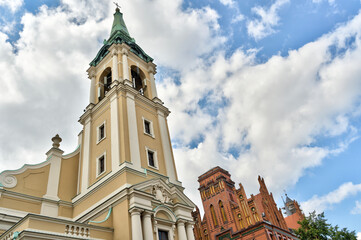 Fototapeta na wymiar Torun historical center, HDR Image