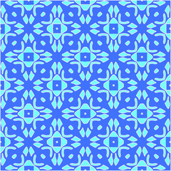 Geometric vector pattern with azure and blue color. simple ornament for wallpapers and backgrounds.