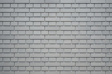 Luxury gray brick wall texture background. Close up of stylish brick wall.