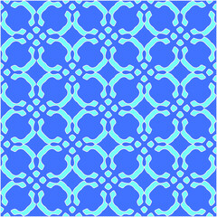 Naklejka premium Geometric vector pattern with azure and blue color. simple ornament for wallpapers and backgrounds.