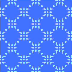 Geometric vector pattern with azure and blue color. simple ornament for wallpapers and backgrounds.