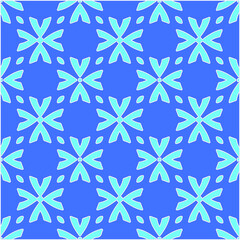 Geometric vector pattern with azure and blue color. simple ornament for wallpapers and backgrounds.
