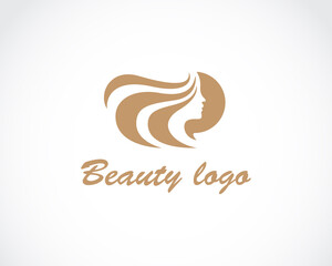 Fototapeta premium Beauty logo creative salon business beauty hair women emblem design concept