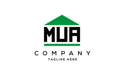 MUA creative three latter logo design