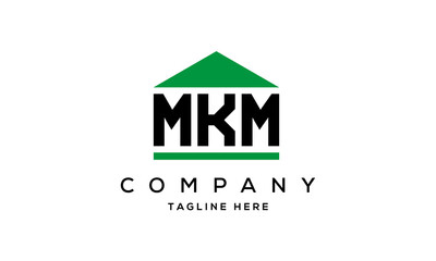 MKM creative three latter logo design