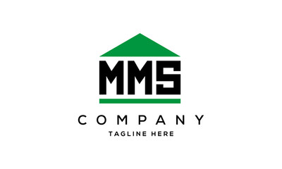MMS creative three latter logo design