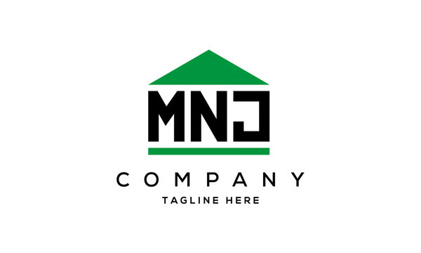 MNJ creative three latter logo design