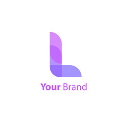 Beautiful letter L logo
