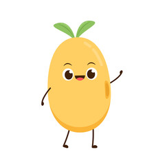 Soybean vector. Soybean character design.