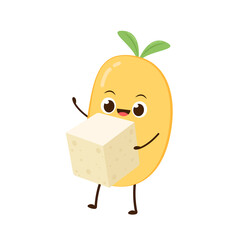 Soybean vector. Soybean character design.