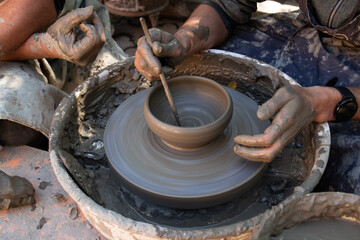 hands of a potter