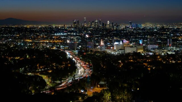 LA Holy Grail Night to Day Time Lapse 2020