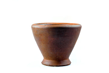 mortar on a white background Use it to make advertisements, flyers