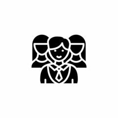 Team Leader icon in vector. Logotype