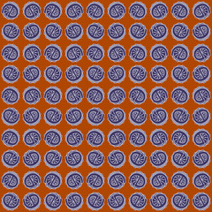 Abstract geometric pattern design. Red, puprle and grey. Designed by patterndesein.