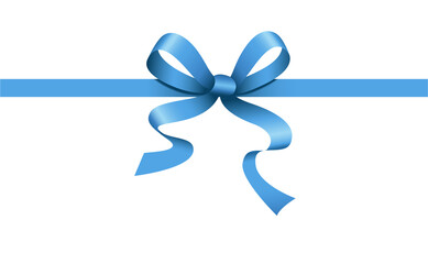 Blaue Schleife,
Geschenk Schleife,
Vektor Illustration isoliert auf weißem Hintergrund
