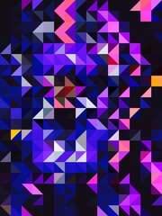 Obraz premium Graphical Abstract Geometric Painting Art Background Texture,Modern Conceptual 3D Rendering,3D Illustration for Creative Graphic Design
