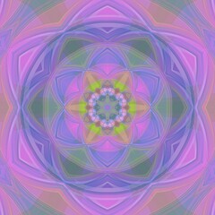 abstract background with flowers