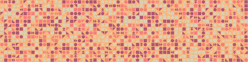 Abstract Geometric Pattern generative computational art illustration