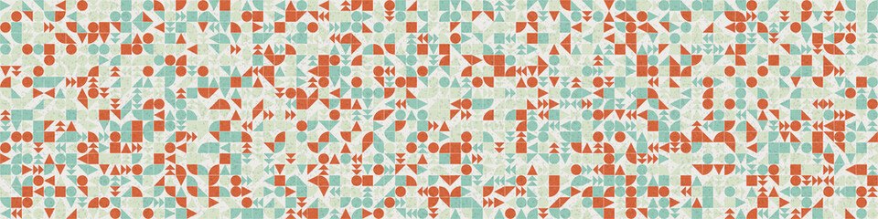 Abstract Geometric Pattern generative computational art illustration