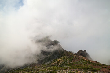 fog in the mountains