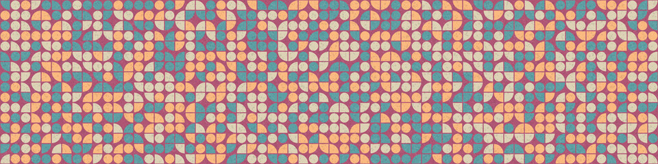 Abstract Geometric Pattern generative computational art illustration