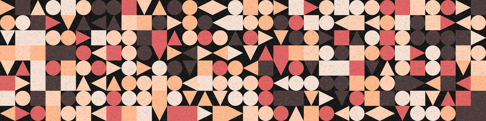Abstract Geometric Pattern generative computational art illustration