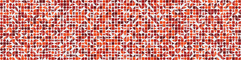 Abstract Geometric Pattern generative computational art illustration