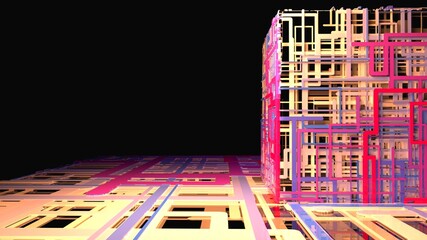 Abstract background made in 3d