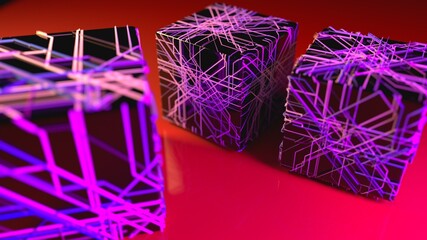 Abstract background made in 3d