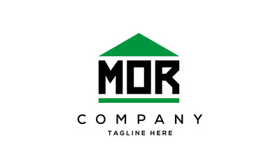 MOR creative three latter logo design
