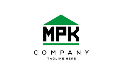 MPK creative three latter logo design