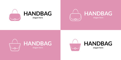 Trendy handbag logo