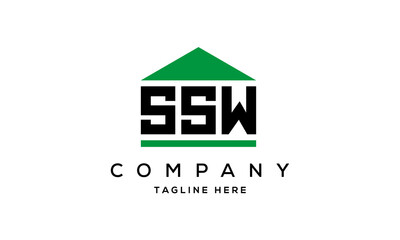 SSW creative three latter logo design