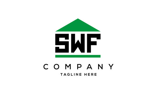 SWF creative three latter logo design