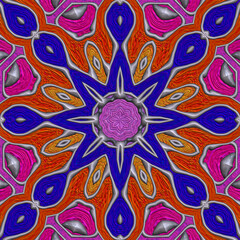 3d effect - abstract colorful geometric pattern 