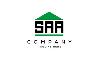 SAA creative three latter logo design