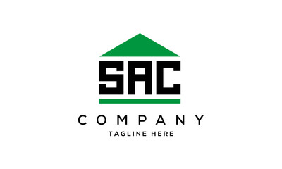 SAC creative three latter logo design