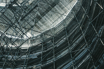 scaffolding in confined space