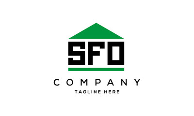 SFO creative three latter logo design