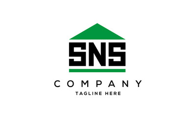 SNS creative three latter logo design