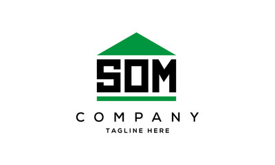 SOM creative three latter logo design