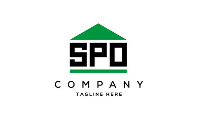 SPO creative three latter logo design