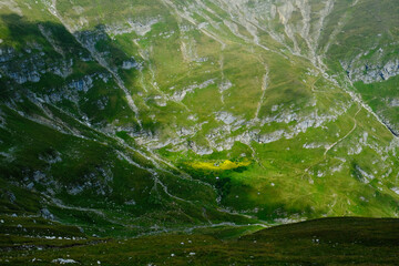 Beautiful landscape n the way to Omu Peak, Babele  - Omu Chalet Route, Bucegi Plateau, Carpathians Mountains, Prahova, Romania