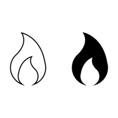 Obraz premium Fire Icon